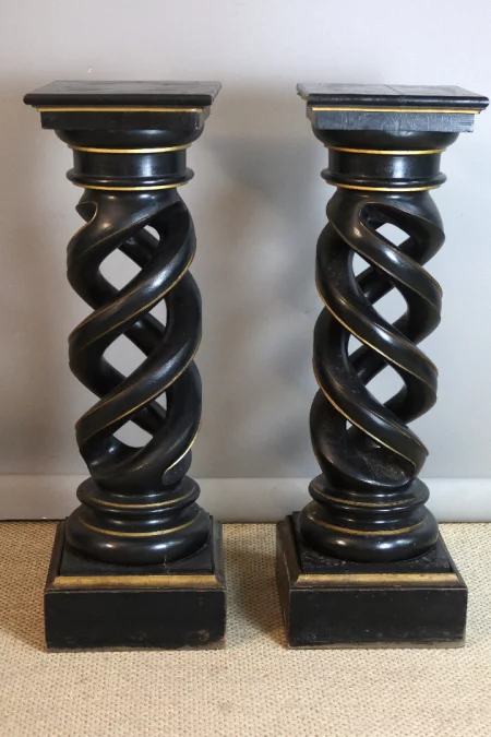 PAR DE ATRILES DEL PERÍODO DE NAPOLEÓN III