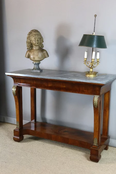 MESA DE CONSOLA DE LA ÉPOCA DE LA RESTAURACIÓN FRANCESA