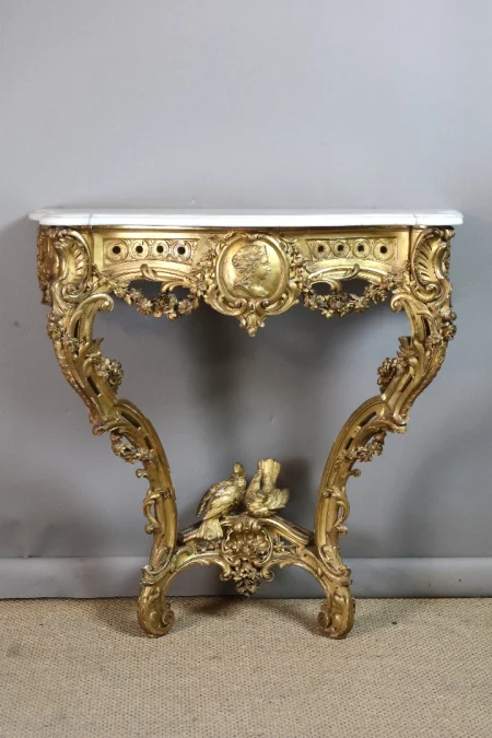 MESA DE CONSOLA ESTILO LUIS XV