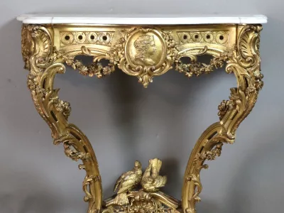 MESA DE CONSOLA ESTILO LUIS XV