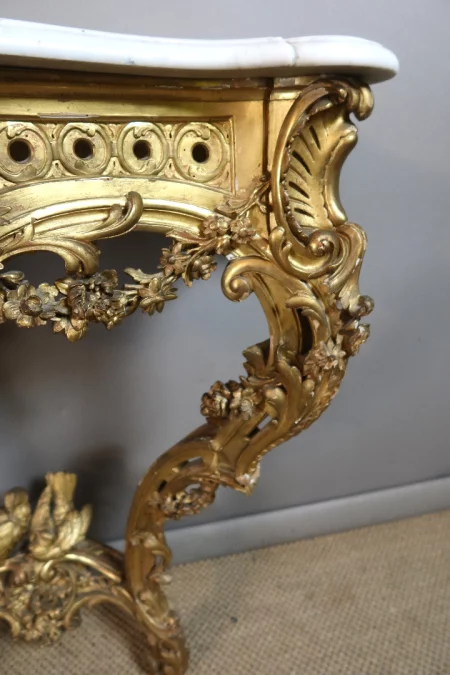 MESA DE CONSOLA ESTILO LUIS XV