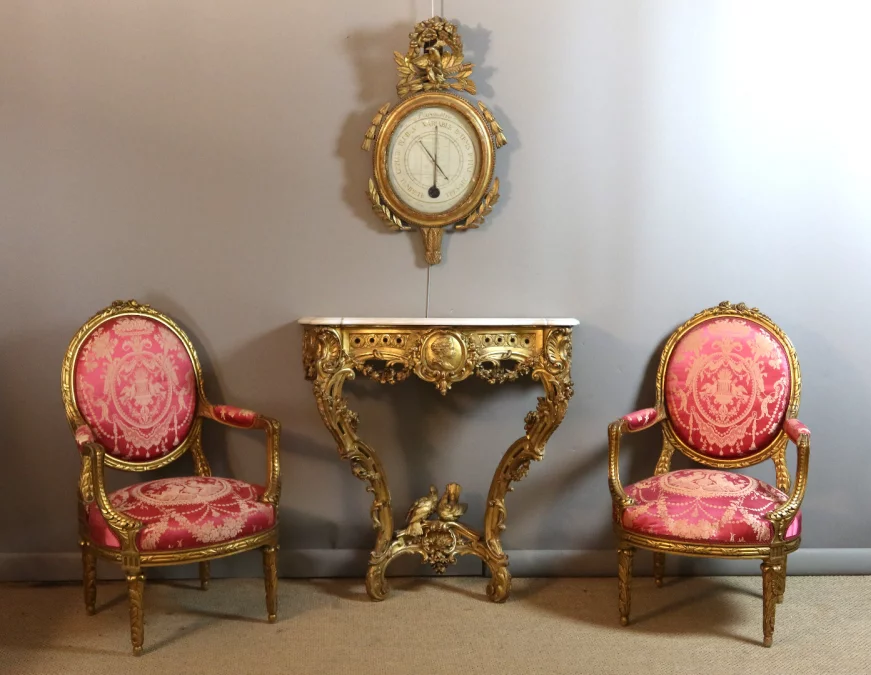 MESA DE CONSOLA ESTILO LUIS XV