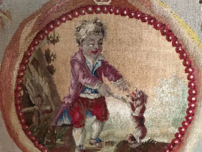 PAREJA DE SILLONES ESTILO LUIS XVI