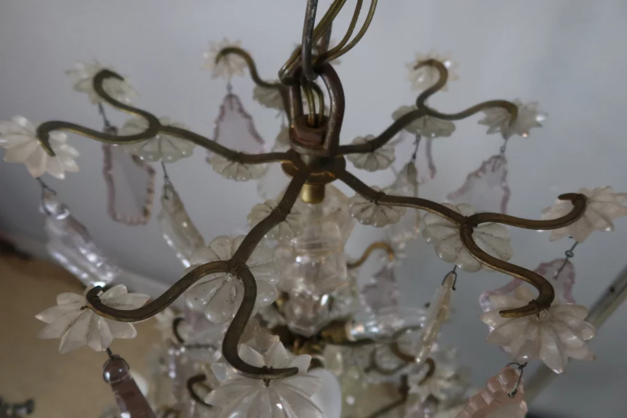 LÁMPARA DE TECHO DEL SIGLO XIX