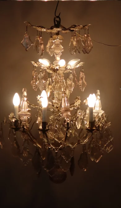 LÁMPARA DE TECHO DEL SIGLO XIX