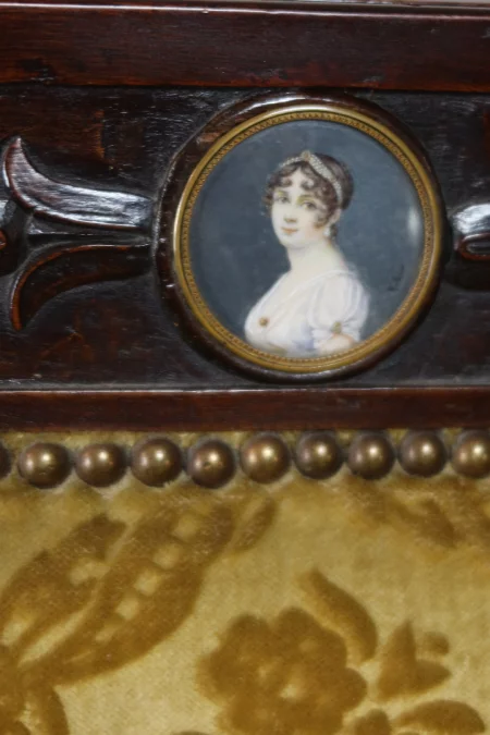 PAR DE SILLONES DE ESTILO IMPERIO FRANCÉS