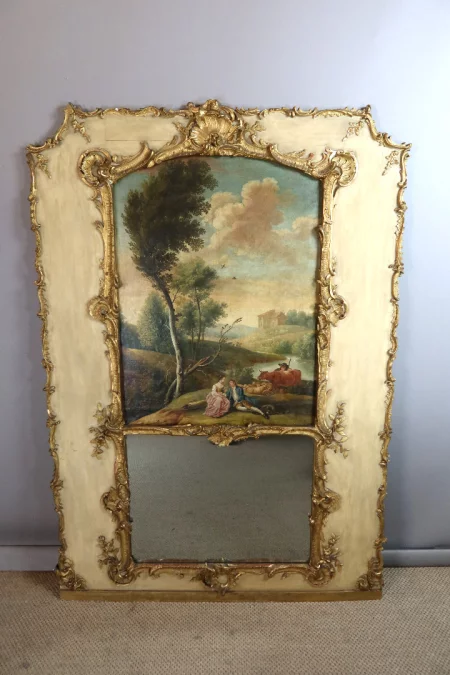 ESPEJO TRUMEAU ESTILO LUIS XV