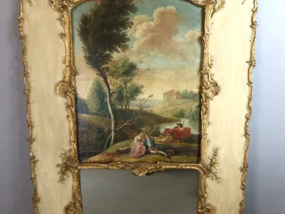 ESPEJO TRUMEAU ESTILO LUIS XV