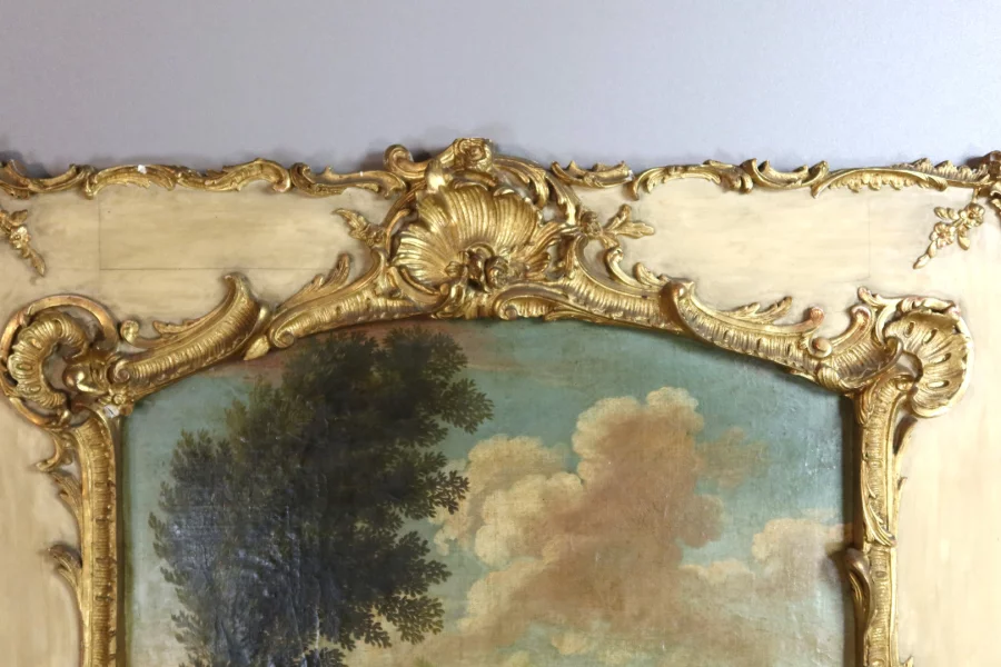 ESPEJO TRUMEAU ESTILO LUIS XV