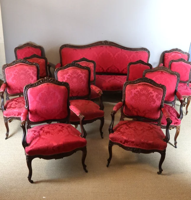 SUITE DE SALÓN ESTILO LUIS XV