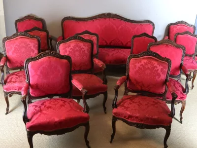 SUITE DE SALÓN ESTILO LUIS XV