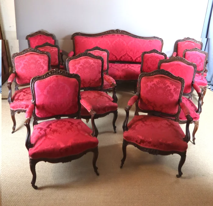 SUITE DE SALÓN ESTILO LUIS XV