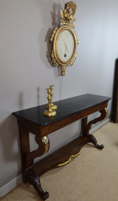 MESA DE CONSOLA DE LA ÉPOCA DE LA RESTAURACIÓN FRANCESA