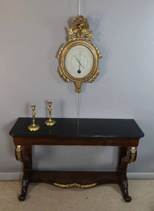 MESA DE CONSOLA DE LA ÉPOCA DE LA RESTAURACIÓN FRANCESA