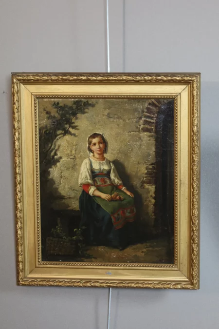 PAREJA DE CUADROS firmados A. LEONARD