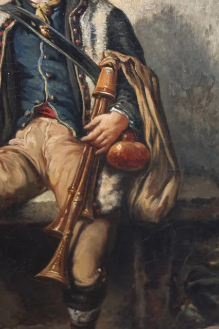 PAREJA DE CUADROS firmados A. LEONARD