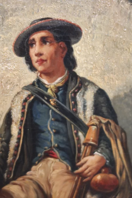 PAREJA DE CUADROS firmados A. LEONARD