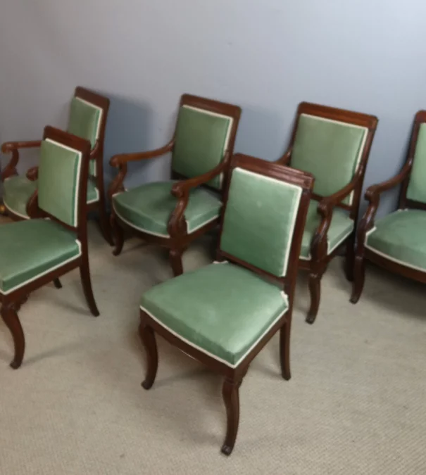 SUITE DE SALÓN DE ÉPOCA DE RESTAURACIÓN FRANCESA