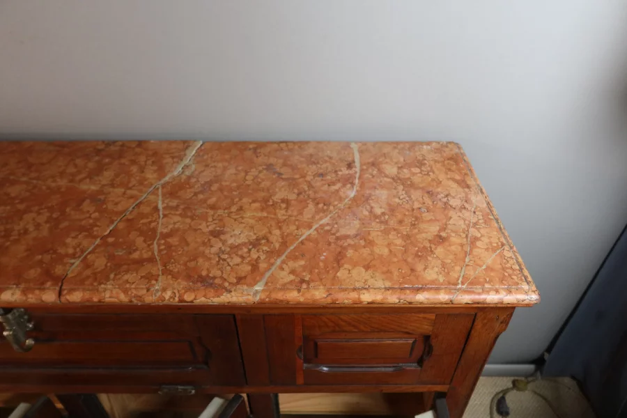 BARRA DE BAR Y RESPALDO DE ROBLE