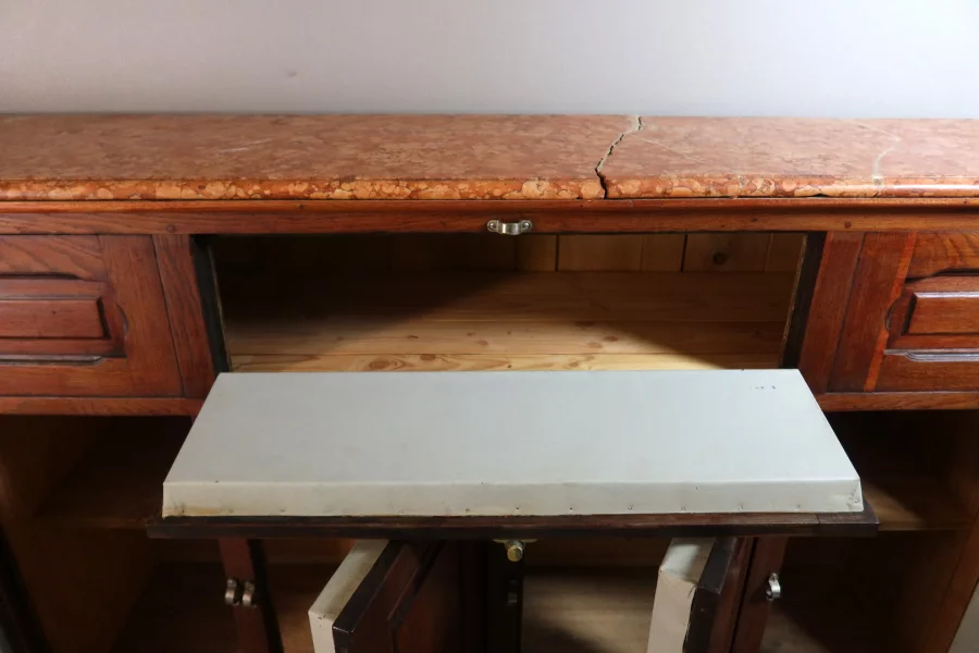 BARRA DE BAR Y RESPALDO DE ROBLE