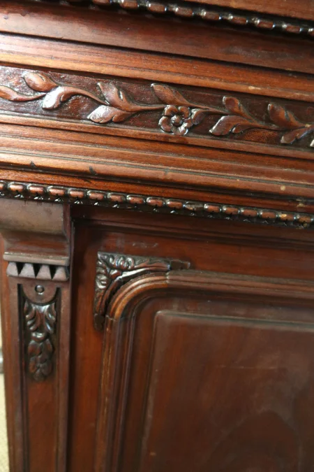 BARRA DE BAR Y RESPALDO DE ROBLE