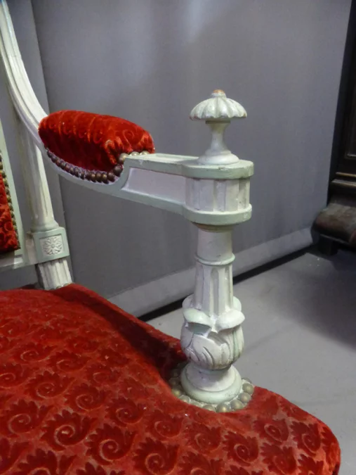 PAREJA DE BUTACAS DE ESTILO LOUIS XVI