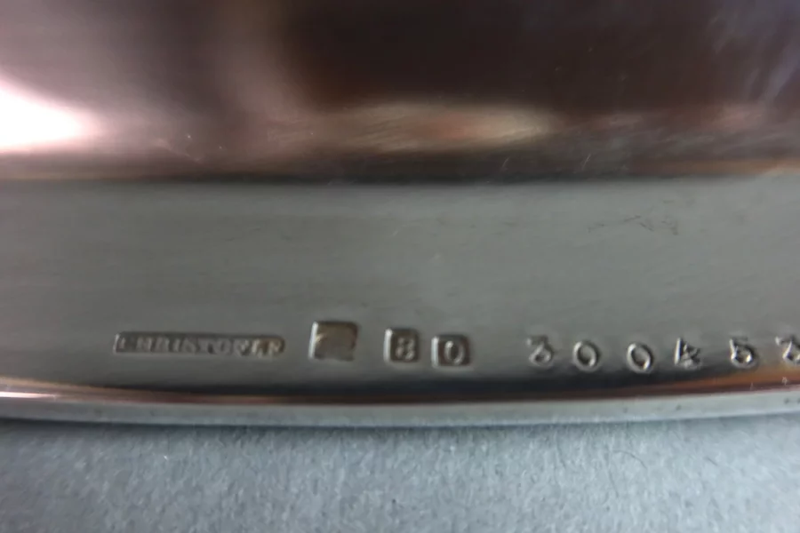 PLATO DE PALETA DE PLATA CHRISTOFLE